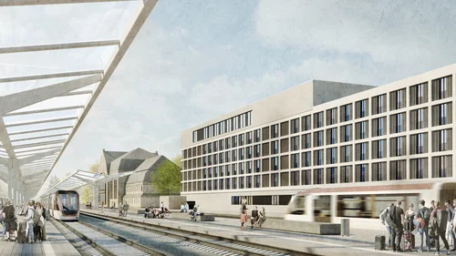 Bahnhofstraße Projektvisualisierung